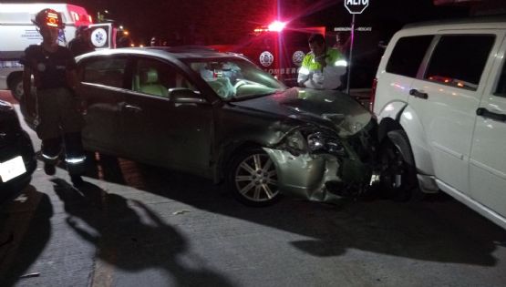 Triple encontronazo en Nuevo Laredo; choque violento en colonia Buenavista