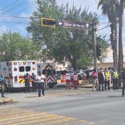 Realizan evacuación en el Ayuntamiento de Nuevo Laredo; fue parte del Simulacro Nacional