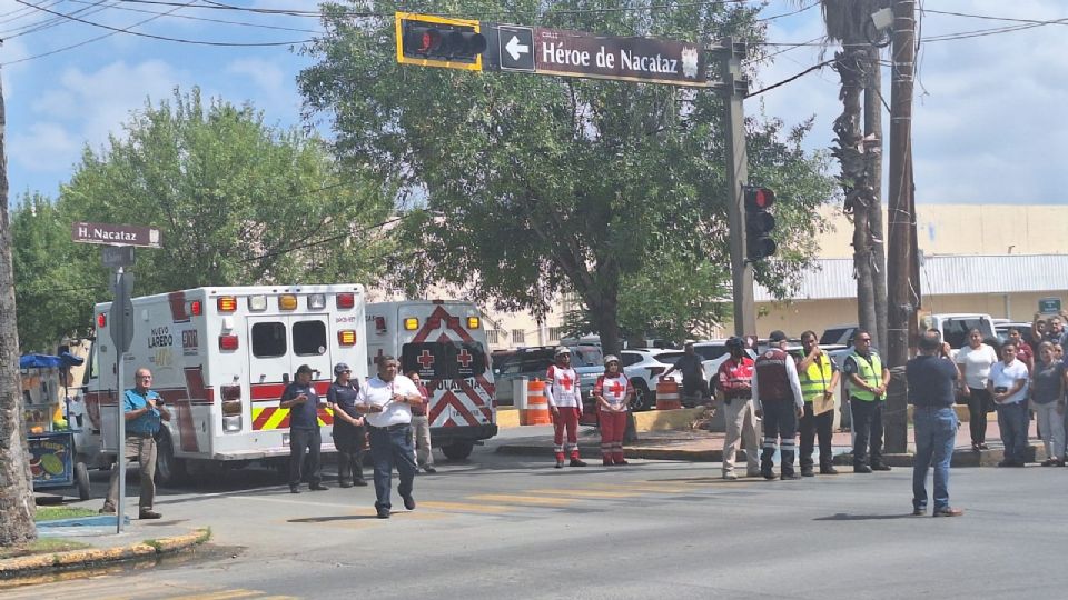 El simulacro se realizó en el Ayuntamiento de Nuevo Laredo.