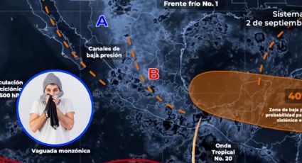 Clima en México: inicia el primer frente frío del año, ¿cuáles estados son los más afectados?