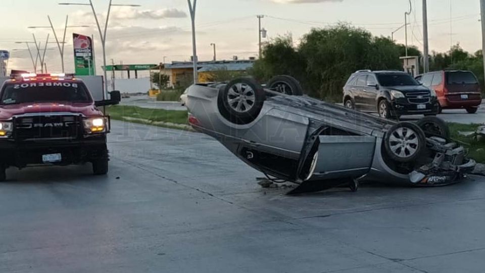 El accidente ocurrió ayer domingo.