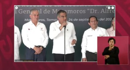 Américo Villarreal inaugura Hospital General en Matamoros; agradeció a AMLO por su mandato