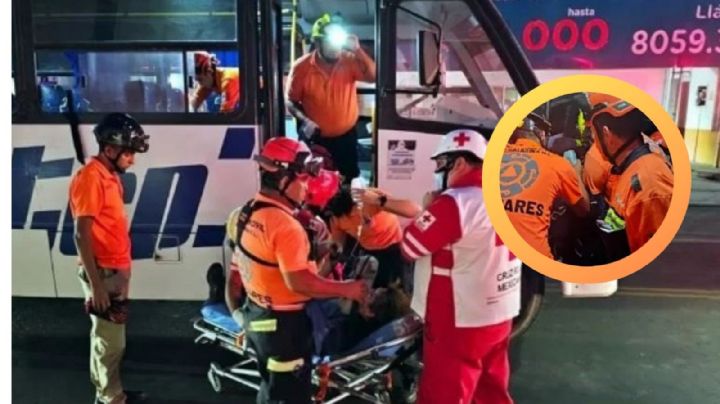 Sufre amputación de brazo en choque entre camiones; lo tenía afuera mientras dormía