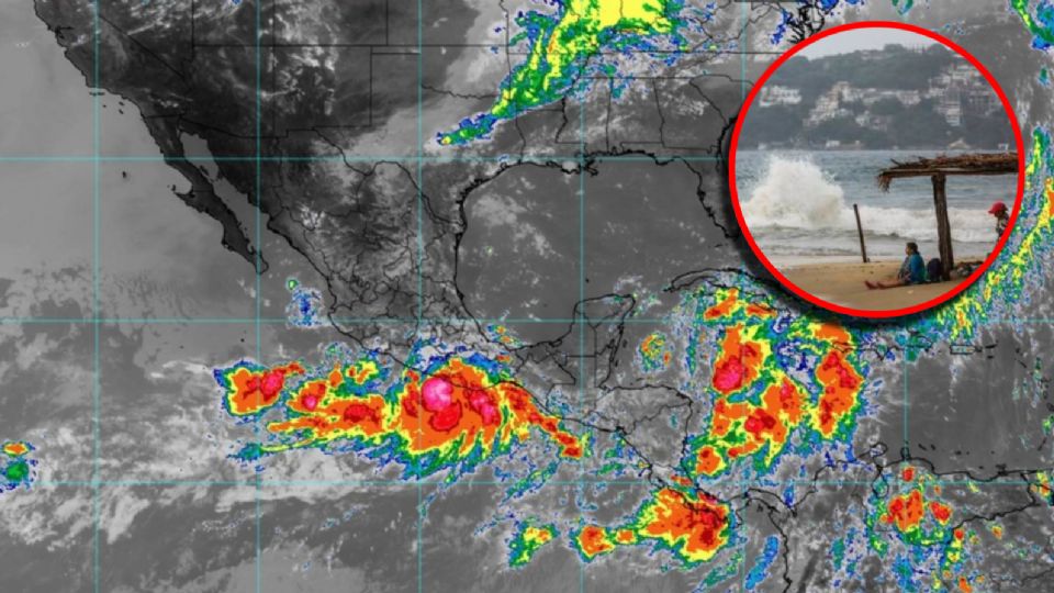 El meteoro evolucionó rápidamente, afectando a los estados costeros del pacífico con lluvias monzónicas