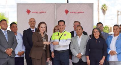 Alcaldesa de Nuevo Laredo entrega 30 patrullas a Dirección de Tránsito