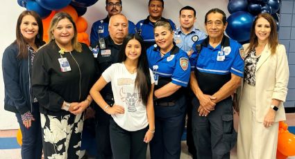 Héroes sin capa: reconocen a policía y guardia de seguridad por salvar a estudiante en Laredo