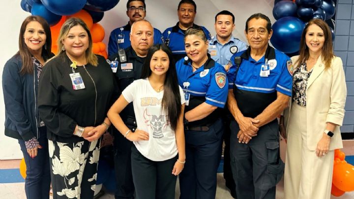 Héroes sin capa: reconocen a policía y guardia de seguridad por salvar a estudiante en Laredo