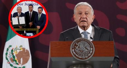 'Es para hacer justicia': AMLO firma convenio para beneficiar a trabajadores del SME