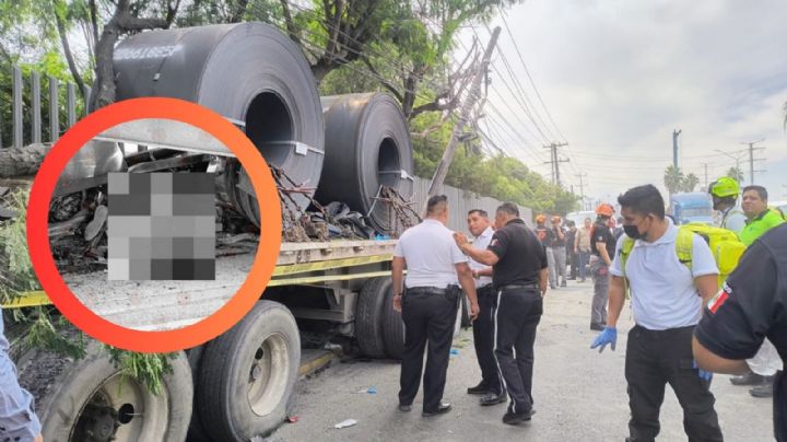 Tráiler sin frenos se impacta en parada de camión y deja 2 muertos; se subió a la banqueta | VIDEOS