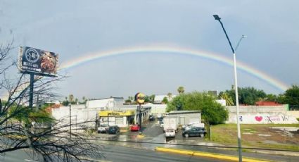 Nuevo Laredo se asombra: Arcoíris doble sorprende tras días de lluvia