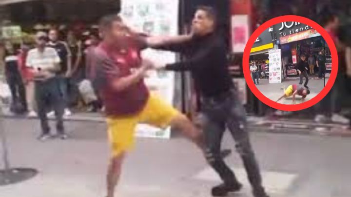 Bueno para los 'trompos': Alex Marín protagoniza pelea en vía pública | VIDEO