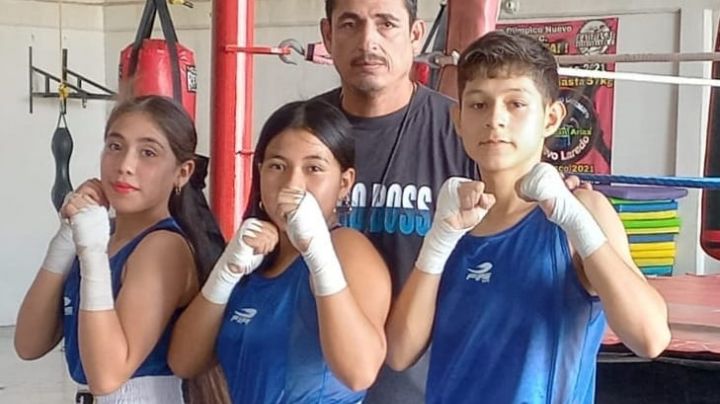 Pugilistas neolaredenses listos para el Festival Olímpico para Atletas Escolares y Pre Infantiles