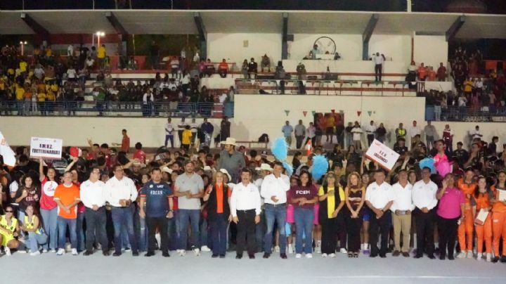 Inaugura Dámaso Anaya la fiesta deportiva del Interfacultades UAT 2024