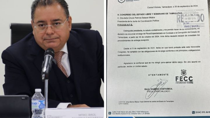 Raúl Ramírez Castañeda renuncia como Fiscal anticorrupción de Tamaulipas