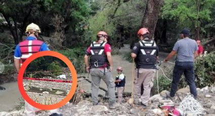 Hallan cuerpo en estado de descomposición en un arroyo; estaba atrapado entre ramas