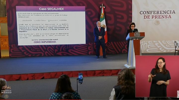 Exponen caso de Segalmex en la mañanera de AMLO; incidente no quedará impune