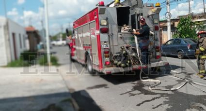 Flamazo en tanque de gas alerta a vecinos del sector centro en Nuevo Laredo