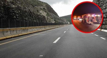 Brutal choque entre autobús y tráiler en la Carretera Nacional; llamas consumen el camión