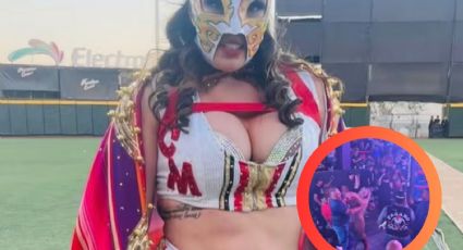 La Hiedra confronta a fan durante función de la Triple A; ¿qué le hicieron a la luchadora? | VIDEO
