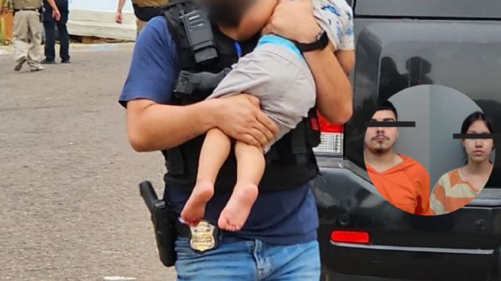 Detienen a padres en Laredo; sus hijos caminaban solos y descalzos bajo el sol