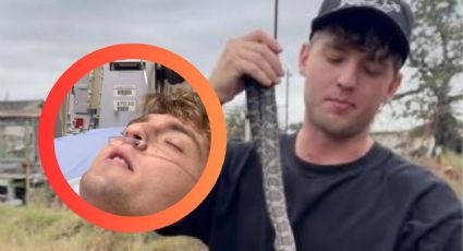 Popular influencer es mordido por serpiente de cascabel en vivo y se vuelve viral