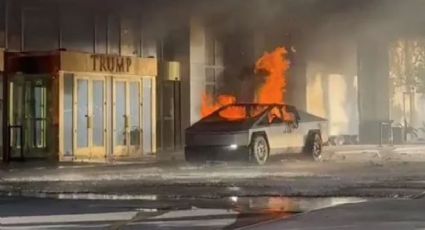 Cybertruck explota frente a la Torre Trump; hay un muerto y varios heridos | VIDEO