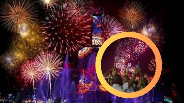 Abu Dhabi deslumbró al mundo con 53 minutos de fuegos artificiales; récord para recibir el 2025 | VIDEO