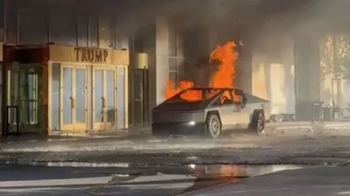 Cybertruck explota frente a la Torre Trump; hay un muerto y varios heridos | VIDEO