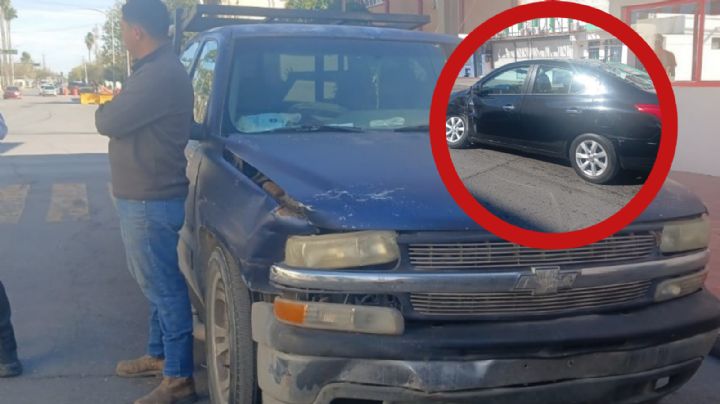 Nuevo Laredo: hombre se pasa el rojo y choca con su camioneta frente a Protección Civil y Bomberos