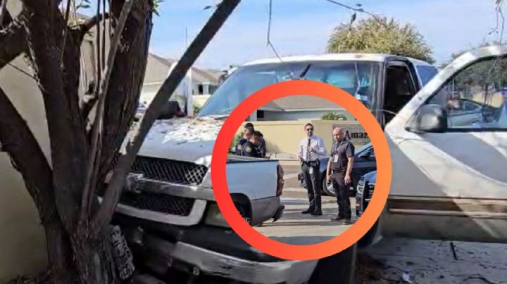 Recuperan camioneta robada en persecución desde Río Bravo hasta San Isidro en Laredo