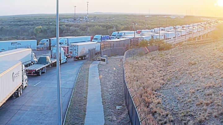 Reportan que sistema de la Aduana de Nuevo Laredo ya funciona de manera normal