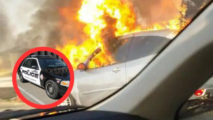 Madre se niega a prestarle el coche a su hijo y este lo incendia en Laredo