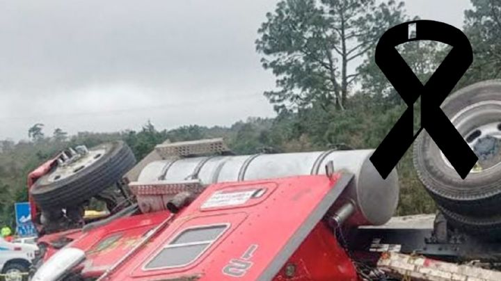 Padre e hijo pierden la vida en carreterazo; su tráiler se quedó sin frenos | VIDEO