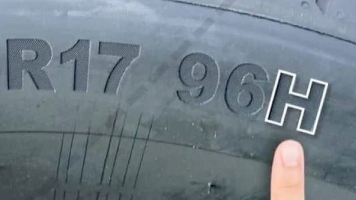 ¿Qué significa la última letra que viene impresa en las llantas?