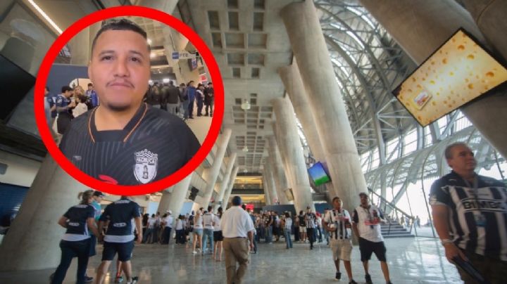 Aficionado de Rayados agrede a uno del Pachuca en plena entrevista; no soportó la derrota | VIDEO