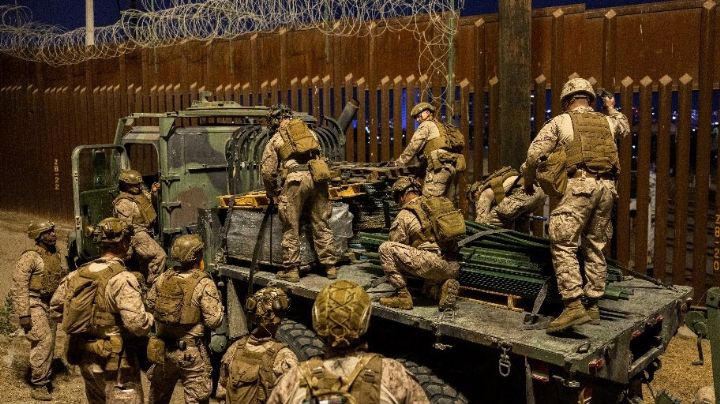 'Promesa hecha, promesa cumplida': Karoline Leavitt sobre llegada de soldados y marines a la frontera