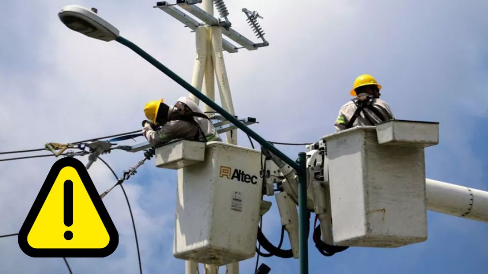 Los trabajos de mantenimiento de la CFE, refuerzan las instalaciones, asegurando un servicio continuo y sin demora