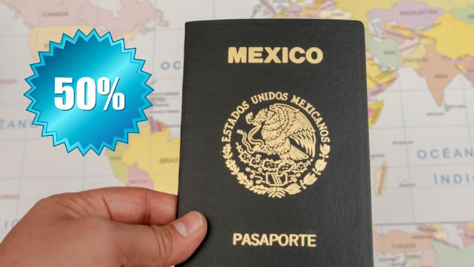 Pasaporte mexicano al 50% de descuento: ¿para quiénes?