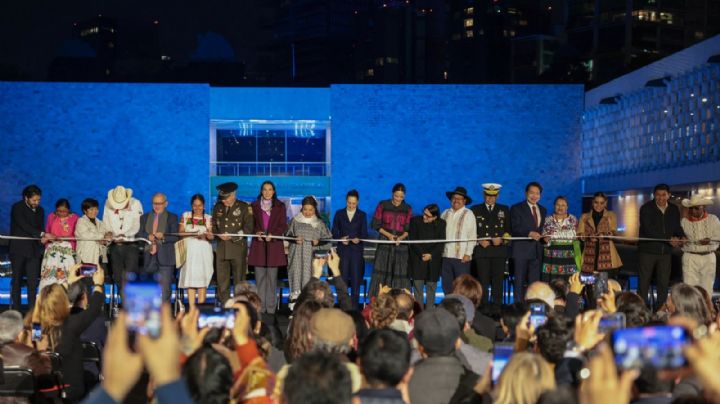 Claudia Sheinbaum encabeza reapertura del segundo piso del Museo Nacional de Antropología 