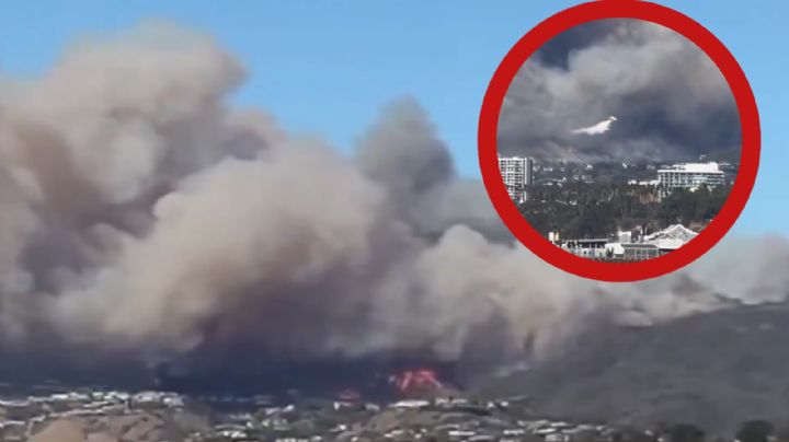 Estados Unidos: impresionante incendio causa pánico en Los Ángeles, California | VIDEO