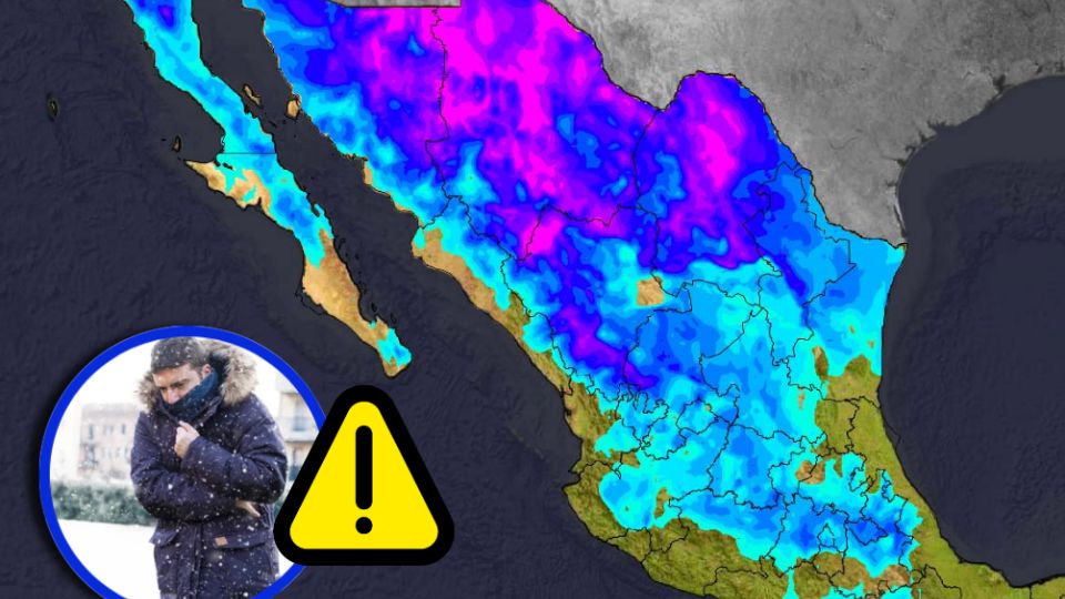 Las temperaturas bajarán drásticamente para la mitad de esta semana, con altas posibilidades de ver nieve en las zonas altas de la nación