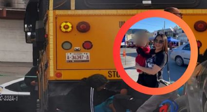 Madre muere tras salvar a su hija de ser atropellada; camión escolar la aplastó | VIDEO