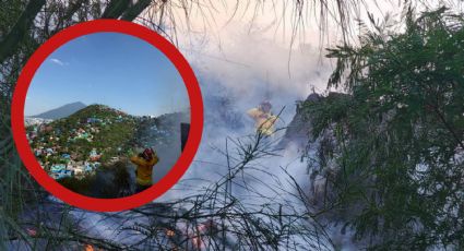 Se quema el cerro de la Independencia; causa pánico en Monterrey | VIDEO