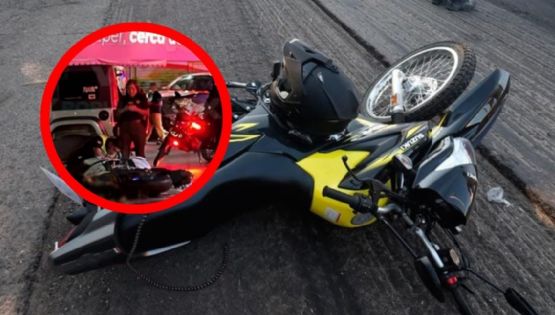 Motociclista muere en Reynosa; se impactó brutalmente contra un Camaro