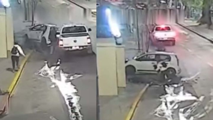 Hombre choca dos veces con auto que traía bebé a bordo; terminó con fractura de cráneo | VIDEO