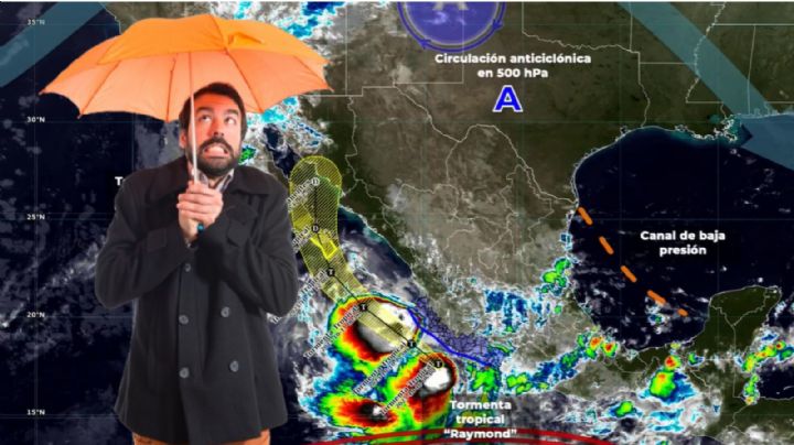 Conagua pronostica potentes lluvias en 9 estados este 10 de octubre de 2025