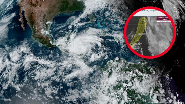 Tormenta 'Karen' se forma en el Atlántico; ¿pondrá a México en peligro?