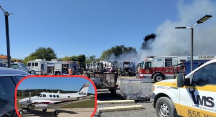 Avioneta se estrella e incendia vehículos en Fort Worth, Texas; reportan varios heridos | VIDEO