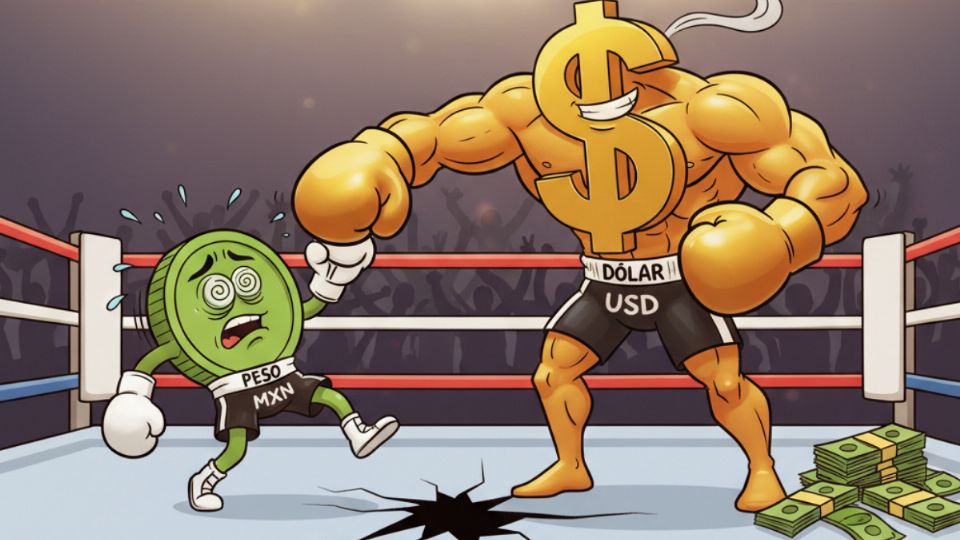 Peso recibe golpe