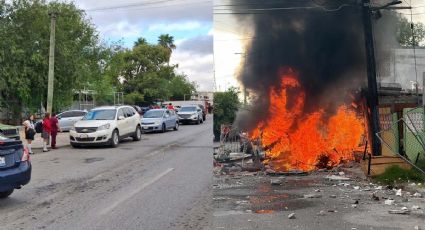Evacúan a alumnos del Cobat en Nuevo Laredo tras fuerte explosión en la Infonavit
